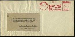 NECKARSULM/ Fahr Auch/ Du-NSU/ NSU WERKE AG.. 1940 (11.6.) AFS Klar Auf Fernbrief = Hersteller NSU-Kettenkrad (ab 1940)  - Motorfietsen