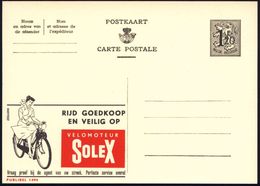 BELGIEN 1954 1,20F. Reklame-P Ziffer, Oliv: VELOMOTEUR SOLEX.. = Mofa "Velo-Solex" , Ungebr. (Mi.P 289 II / 1494) - Wall - Motos