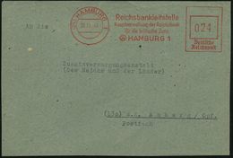 (24) HAMBURG 1/ Reichsbankleitstelle/ Hauptverwaltung Der Reichsbank/ Für Die Britische Zone 1946 (26.11.) Seltener, Apt - Non Classés