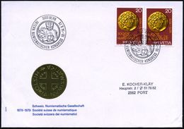 SCHWEIZ 1979 (Sept.) 20 C. "Goldener Viertelstater", Reine MeF (Paar) = Apollo, 2. Jhdt. V.Chr. + SSt.: 3000 BERN/INTERN - Unclassified