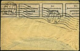 BERLIN SW/ *11d 1935 (31.12.) 1K-Brücke Auf Satzreiner Hindenbg.-Frankatur 20 Pf. (teils Stumpfe Zähne) + Rs. Devisenzen - Non Classificati