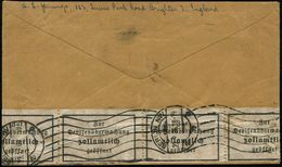 BERLIN NW/ Z7b 1936 (21.2.) RoWellenSt Auf Devisen-Zensurstreifen: Zur/Devisenüberwachung/zollamtlich/geöffnet (vier-zei - Non Classificati