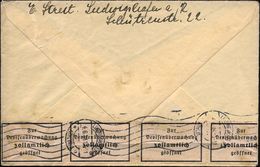 LUDWIGSHAFEN/ *(RHEIN)1/ O 1935 (4.6.) RoWellenSt. Rs. Auf Devisen-Zensurzettel: Zur/Devisenüberwachung/zollamtlich/ Geö - Non Classés