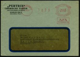 BERLIN:SW 11/ A F A/ AKKUMULATOREN 1927 (21.10.) AFS Auf Firmen-Bf.: "PETRIX" CHEMISCHE FABRIK AG , Seltener, Früher Fer - Chimica