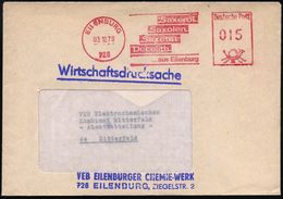 728 EILENBURG/ Saxerol/ Saxolen/ Saxetat/ Decelith.. 1979 (3.10.) AFS + Viol. Abs-2L: VEB EILENBURGER CHEMIE-WERK.. , In - Química