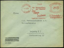 LEVERKUSEN-/ I.G.WERK/ Für Körperpflege/ U.Haushalt/ Agfa/ Viskose/ Schwämme/ Hygienisch-Aus-kochbar 1931 (16.12.) AFS 0 - Química