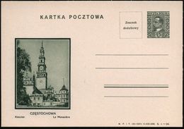 POLEN 1931 15 Gr. BiP Sienkiewicz, Oliv: Kloster- U. Wallfahrtskirche Tschenstochau , Ungebr. (Mi.P 50/S.I-29) - Der 2.  - Christianity