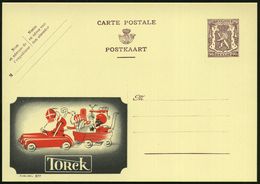 BELGIEN 1948 90 C. Reklame-P. Löwe, Braunlila: TORCK = St. Nikolaus Im Spielzeugauto (mit Kinderwagen U. "Mohr", Schauke - Christmas