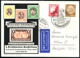 MÜNSTER (WESTF) 2/ 3.Briefmarkenausstellung 1936 (16.10.) SSt = Histor. Rathaus Aus Passender Color-Sonderkarte.: Wieder - Cristianesimo