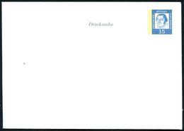 BERLIN 1964 PU 15 Pf. Luther, Blau: Drucksache , Ungebr. (Mi.PU 30/1) - Geschichte Der Bundesrepublik Deutschland 1949-1 - Christianisme