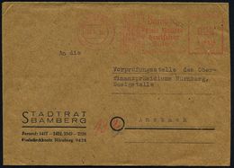 BAMBERG 1/ Einse Stätte/ Dt./ Kultur/ Der Oberbürgermeister 1950 (28.9.) AFS = "Bamberger Reiter" (= Hl. Stephan V. Unga - Sonstige & Ohne Zuordnung