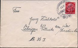 LANDSHUT (BAY)1/ Landshuter Hochzeit/ Anno/ 1475/ RAUMSPIEL-FESTZUG-TANZSPIEL.. 1937 (2.6.) HWSt Klar Auf Fern-Bf. (Bo.5 - Altri & Non Classificati