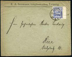 Leipzig 1897 (19.5.) 3 Pf. Stadtpost "Lipsia", Blau: Kaiser Maximilian I. (u. Stadtbild) = 400 Jahre Messe-Privileg, 1K: - Altri & Non Classificati