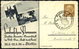 Magdeburg/ K.d.F. Briefmarkenwerbeschau 1941 (Jan.) SSt. = Kopf Kaiser Otto I. = Kopf Des Magdeburger Reiters Auf PP 3 P - Andere & Zonder Classificatie