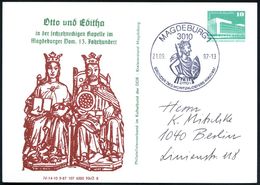 3010 MAGDEBURG 1/ OTTO I./ GRÜNDER DES MORITZKLOSTERS ANNO 937 1987 (21.9.) SSt = Otto I., Motivähnl. PP 10 Pf. PdR., Gr - Altri & Non Classificati