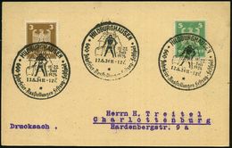 HILDBURGHAUSEN/ 600-Jahrfeier-Ausstellungen-Festzug-Festspiel 1924 (Juni) Seltener HWSt = Ritter (mit Urkunde) 3x Klar A - Other & Unclassified