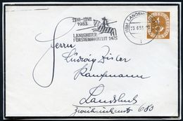 (13b) LANDSHUT (BAY) 2/ I/ 27.VI.-12.VII./ ..LANDSHUTER/ FÜRSTENHOCHZEIT 1953 (Juni) Dekorat. MWSt = Turnier-Ritter Mit  - Sonstige & Ohne Zuordnung