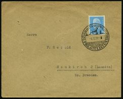 BRAUNSCHWEIG/ 8.BUNDESTAG/ 37.PHILATELISTENTAG 1931 (4.7.) Seltener SSt = Heinrichs Löwendenkmal (vor Stadtsilhouette) K - Andere & Zonder Classificatie