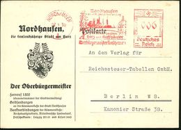 NORDHAUSEN/ 1/ Die 1000 Jährige Stadt Am Harz/ ..zwischen/ Harz U.Kyffhäuser/ Der Bürgermeister.. 1939 (27.1.) Dekorat.  - Altri & Non Classificati