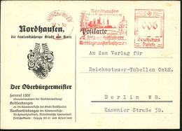 NORDHAUSEN/ 1/ Die 1000 Jährige Stadt Am Harz/ ..zwischen/ Harz U.Kyffhäuser/ Der Bürgermeister.. 1939 (27.1.) Dekorat.  - Sonstige & Ohne Zuordnung