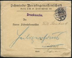 Berlin SW 12 1902 Hochinteress. Dokumentation Der Schmiede-Berufsgenossenschaft Bestehend Aus Vordr.-Bf. Mit Inhalt: 12- - Other & Unclassified