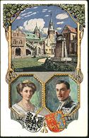 BRAUNSCHWEIG/ EINZUG/ DES/ HERZOGPAARES 1913 (3.11.) SSt Auf PP 5 Pf. Germania, Grün: "Festpostkarte" = Pfalz Heinrichs  - Autres & Non Classés