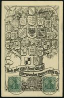 DEUTSCHES REICH 1915 (23.3.) 2K: K. D. Feldpostamt/des/Großen Hauptquartiers 3x Auf Propaganda-Ak.: Noch Nie Ward Deutsc - Prima Guerra Mondiale