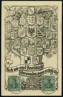 DEUTSCHES REICH 1915 (23.3.) 2K: K. D. Feldpostamt/des/Großen Hauptquartiers 3x Auf Propaganda-Ak.: Noch Nie Ward Deutsc - WW1