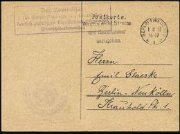 Berlin-Friedenau 1930 (1.8.) Dienst-Kt.: Der Polenschädenkommissar + Viol. Ra.4: Der Kommissar/für Entschädigung Auf Gru - WW1