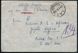 MAGDEBURG/ *3b 1918 (13.12.) 1K-Brücke Auf Spätem Feldpost-Bf. + Inhalt An Feldartl. Reg. 219 In Der Ukraine Im Gegen-sa - Sonstige & Ohne Zuordnung