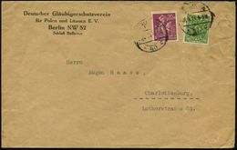 BERLIN W/ *40c 1923 (4.4.) 1K-Steg Auf 60 Mk.-Infla-Frankatur, Vordr.-Bf.: Deutscher Gläubigerschutzverein Für Polen Und - Altri & Non Classificati