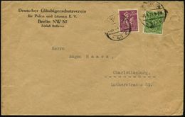 BERLIN W/ *40c 1923 (4.4.) 1K-Steg Auf 60 Mk.-Infla-Frankatur, Vordr.-Bf.: Deutscher Gläubigerschutzverein Für Polen Und - Sonstige & Ohne Zuordnung