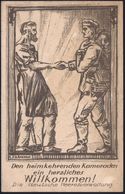 WYHLEN/ (AMT LÖRRACH) 1920 (2.2.) 1K-Brücke + Viol. 3K-HdN: ABNAHME-KOMMISSION/BASEL + 1L: Reichsdienstsache = Rückführu - Sonstige & Ohne Zuordnung