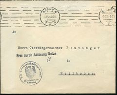 BERLIN W./ D9D 1924 (5.12.) BdMaSt + 1L: FdAR + 1K-HdN: Der Reichsverkehrsminister/ Ministerial-/Kanzlei (Weimarer Adler - Autres & Non Classés