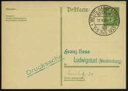 BECKUM/ WESTD.GARDEAPPELL/ 1.-3.Juli 1933 (22.6.) HWSt = Gardestern (auch Orden) Glasklar Gest. Inl.-Kt. (Bo.1) - Auslän - Autres & Non Classés