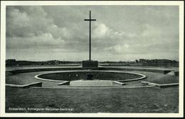 DÜSSELDORF/ F/ REICHS-AUSSTELLUNG/ Schaffendes Volk 1937 (31.8.) SSt Auf S/w.-Foto-Ak.: Schlageter-National-Denkmal (ver - Altri & Non Classificati