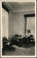 München 1935 (ca.) S/w-Foto-Ak.: Das Braune Haus, Hitlers Arbeitszimmer (Fotograf: Heinr. Hoffmann!) + HdN: Braunes Haus - Sonstige & Ohne Zuordnung