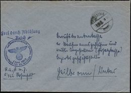 ROSENFELD/ (Württ) 1941 (16.10.) 1K-Brücke + Bl. HdN: Reichsarbeitsdienst/Lager 122-5/ ..für Die Weibl. Jugend + Bl. 2L: - Altri & Non Classificati