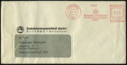 BERLIN SW/ 11/ Die Deutsche Arbeitsfront/ Reichsbetriebsgemeinschaft/ Handel 1936 (25.1.) AFS = DAF-Hakenkreuz.Logo Klar - Andere & Zonder Classificatie