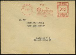 BERLIN SW 68/ Die/ Dt./ Arbeitsfront/ Reichsbetriebsgemeinschaft/ Leder 1937 (10.12.) AFS (DAF-Logo) Rs. Motivgl. Abs.-V - Autres & Non Classés