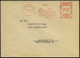 BERLIN SW 68/ Die/ Dt./ Arbeitsfront/ Reichsbetriebsgemeinschaft/ Leder 1937 (10.12.) AFS (DAF-Logo) Rs. Motivgl. Abs.-V - Otros & Sin Clasificación