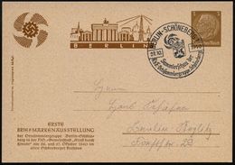 BERLIN-SCHÖNEBERG 1/ Sammlerschau Der/ KdF.-Ortssammlergruppe.. 1940 (27.10.) SSt = KdF-Logo (u. Stadtwappen) Klar Auf P - Andere & Zonder Classificatie