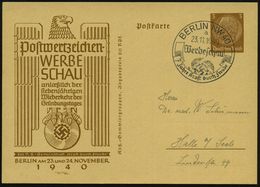 BERLIN NW 40/ A/ Werbeschau/ 7 Jahre Kraft Durch Freude 1940 (23.11.) SSt = KdF-Logo Je Klar Auf PP 3 Pf. Bzw. 6 Pf. Hin - Other & Unclassified