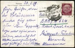 DEUTSCHES REICH 1939 (23.3.) 2K-BPA: DEUTSCHE SCHIFFSPOST/MS/Wilhelm Gustloff/DAF/a/Kraft Durch Freude A. EF 15 Pf. Hind - Sonstige & Ohne Zuordnung