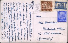 DEUTSCHES REICH /  PORTUGAL 1939 (1.5.) 1K-MWst.: DEUTSCHE SCHIFFSPOST/b/KdF.-Reise Mit/"Robert Ley" (Hamburg 14) A. MiF - Altri & Non Classificati