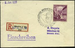MÜNCHEN/ Ruf An Das Gute Herz/ WHW/ Sammlung Der Beamtenschaft../ HDB 1939 (8.1.) SSt = WHW-Sammelbüchse Auf EF 40 Pf. + - Andere & Zonder Classificatie