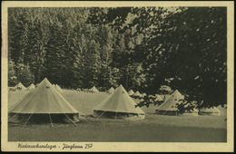 REGENSBURG 2/ B/ DEUTSCHES/ REICH 1927 (2.8.) Seltener Schalter-PFS 06 Pf. Auf S/w.-Foto-Ak.: Niedersachsenlager Jungban - Autres & Non Classés