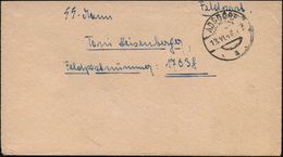 ABSDORF/ A 1942 (13.6.) Aptierter, Ehem. österr. 1K-Brücke, , Feldpost-Bf. An Fp.Nr. 17 038 = Rgmts-Stab SS-Div. "Nordla - Sonstige & Ohne Zuordnung