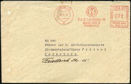 BERLIN SW 11/ S S/ Der Reichsführer SS/ Berlin SW 11/ Schließfach 35 1937 (16.11.) Seltener U. Gesuchter AFS = SS-Runen  - Altri & Non Classificati