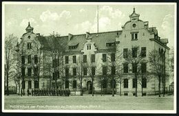 Treptow-Rega 1937 (ca.) S/w.Foto-Ak.: Polizeischule Prov. Pommern (Block III) Ungebr. (Foto Müller, Treptow-Rega) - Nati - Andere & Zonder Classificatie